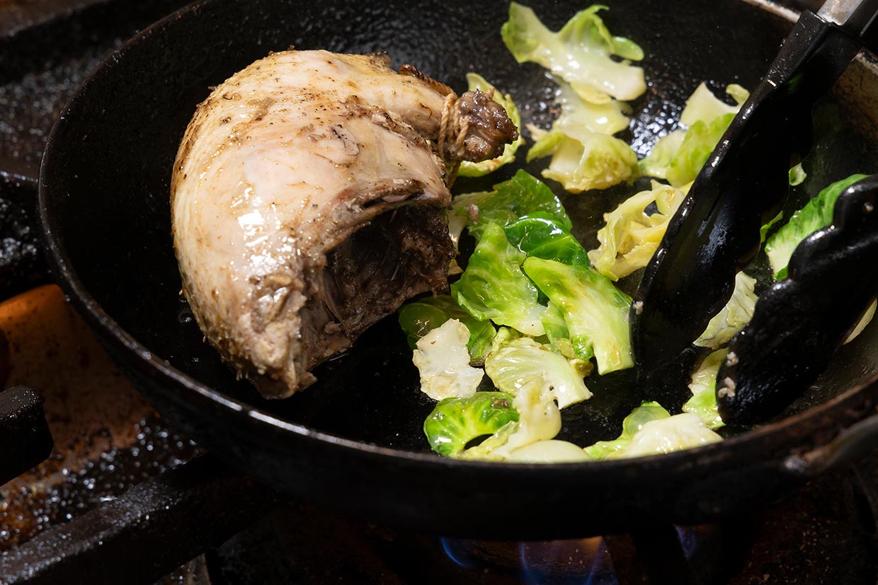 「ジュンジーノ」の山ウズラのロースト