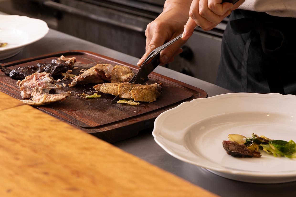 「ジュンジーノ」のデクパージュ