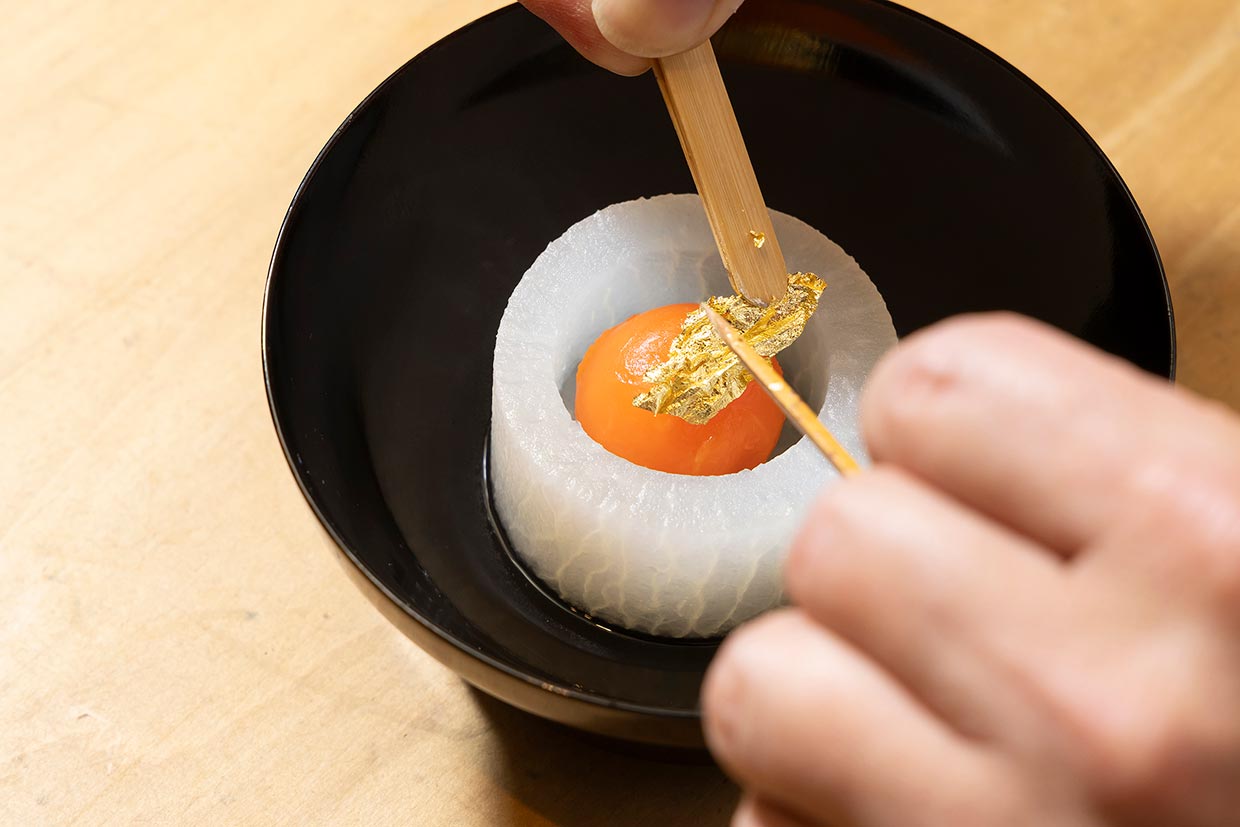 「白」のお椀の中身