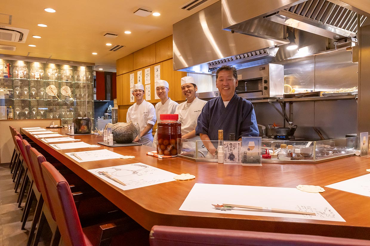 西心斎橋「和洋遊膳 中村」内観