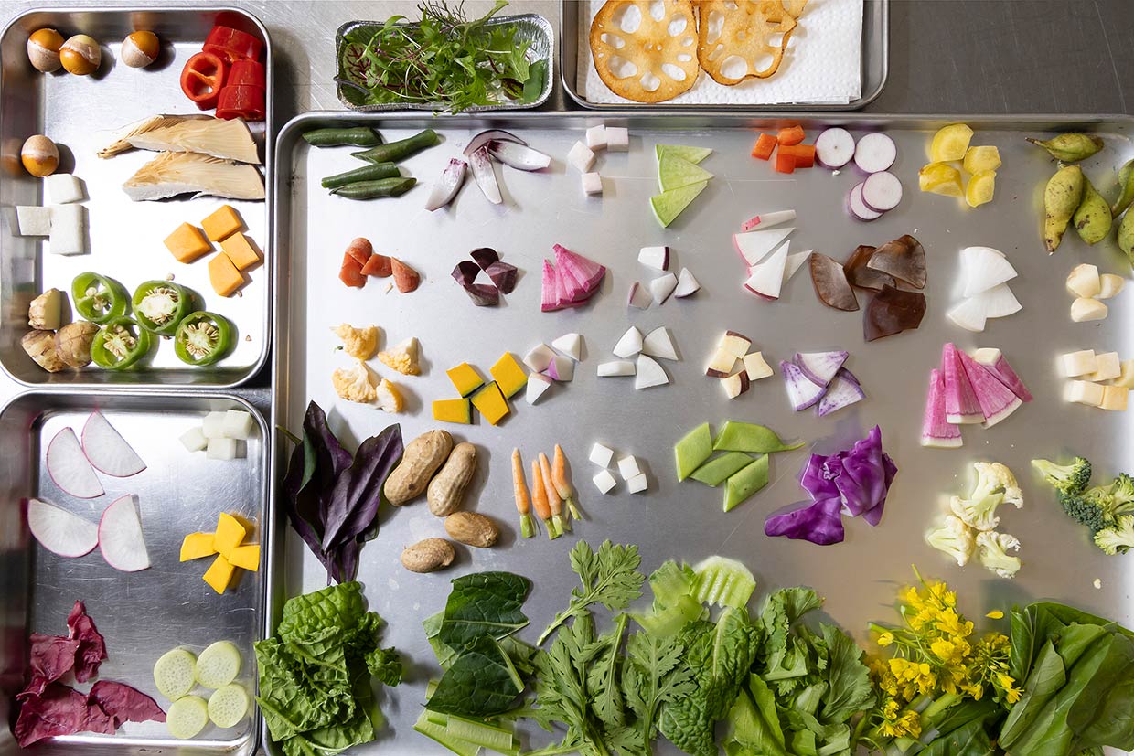 「温かいサラダ」40種の野菜