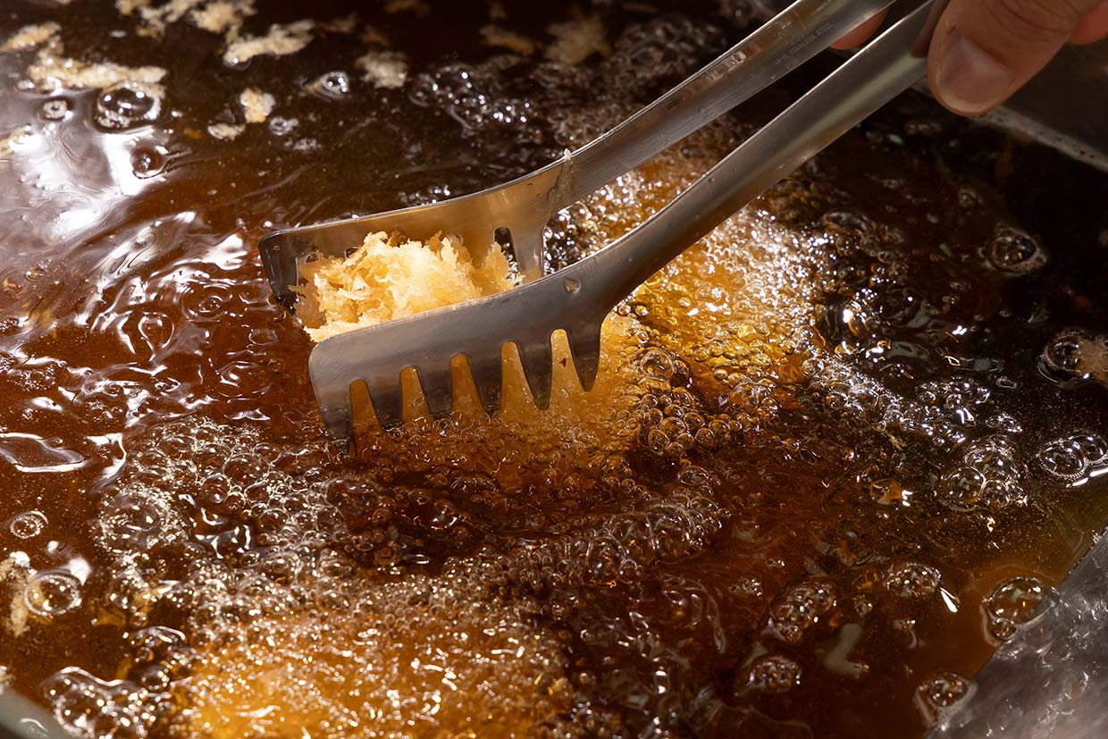 「とんかつ康四郎」二度揚げ