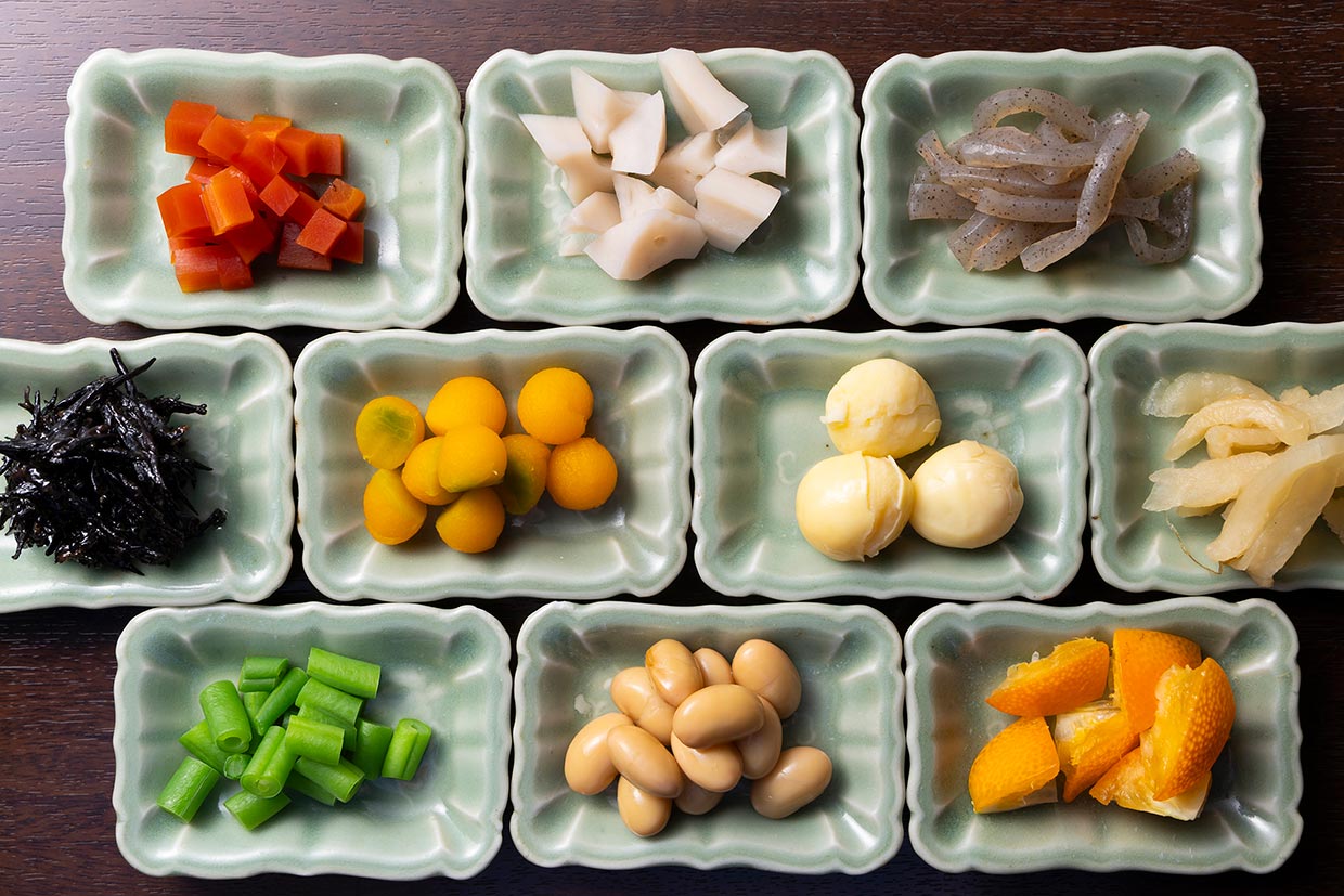 節分“ん”和えの野菜