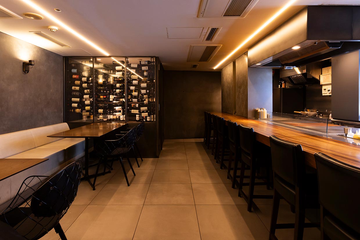 大阪・北新地「tanpopo」店内