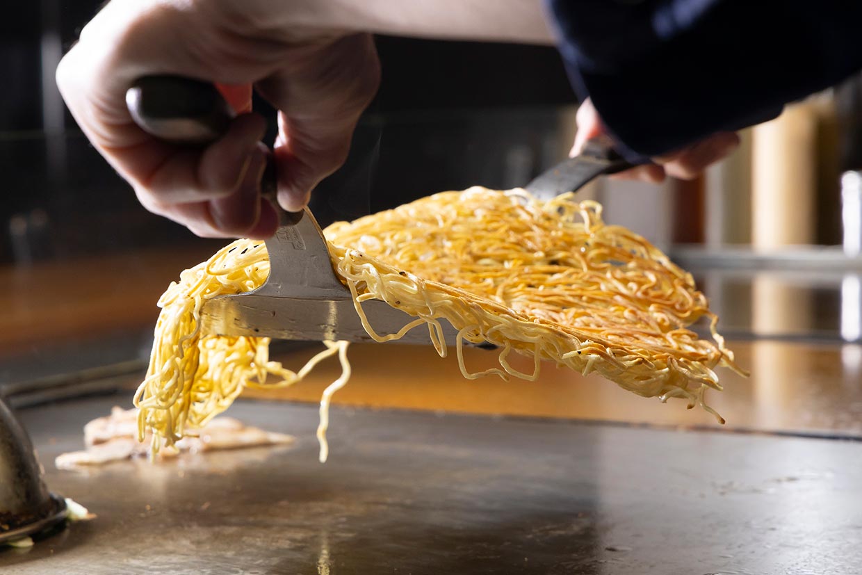 「tanpopo」の焼きそば手順