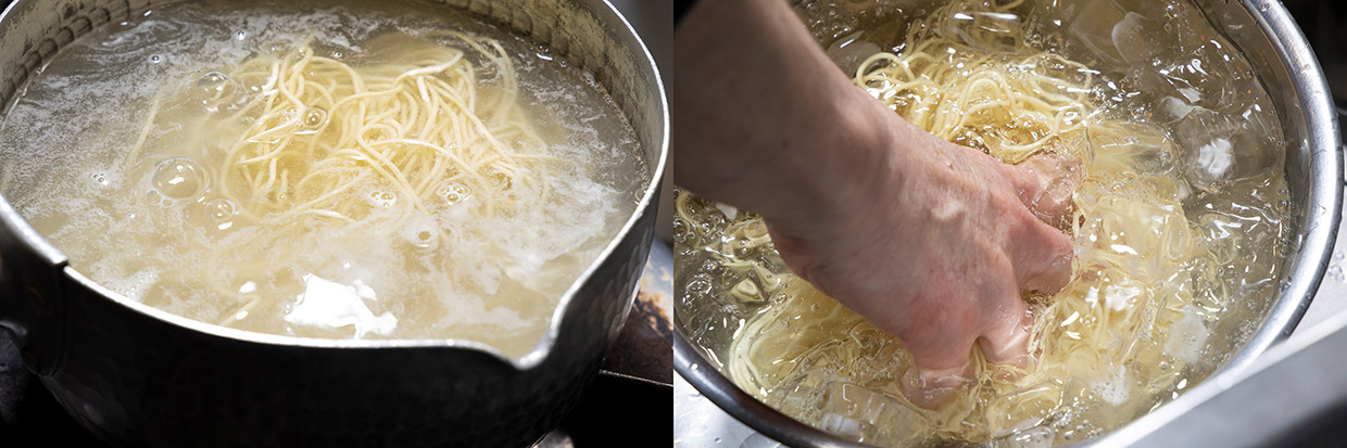 「特製細めん焼きそば」の手順