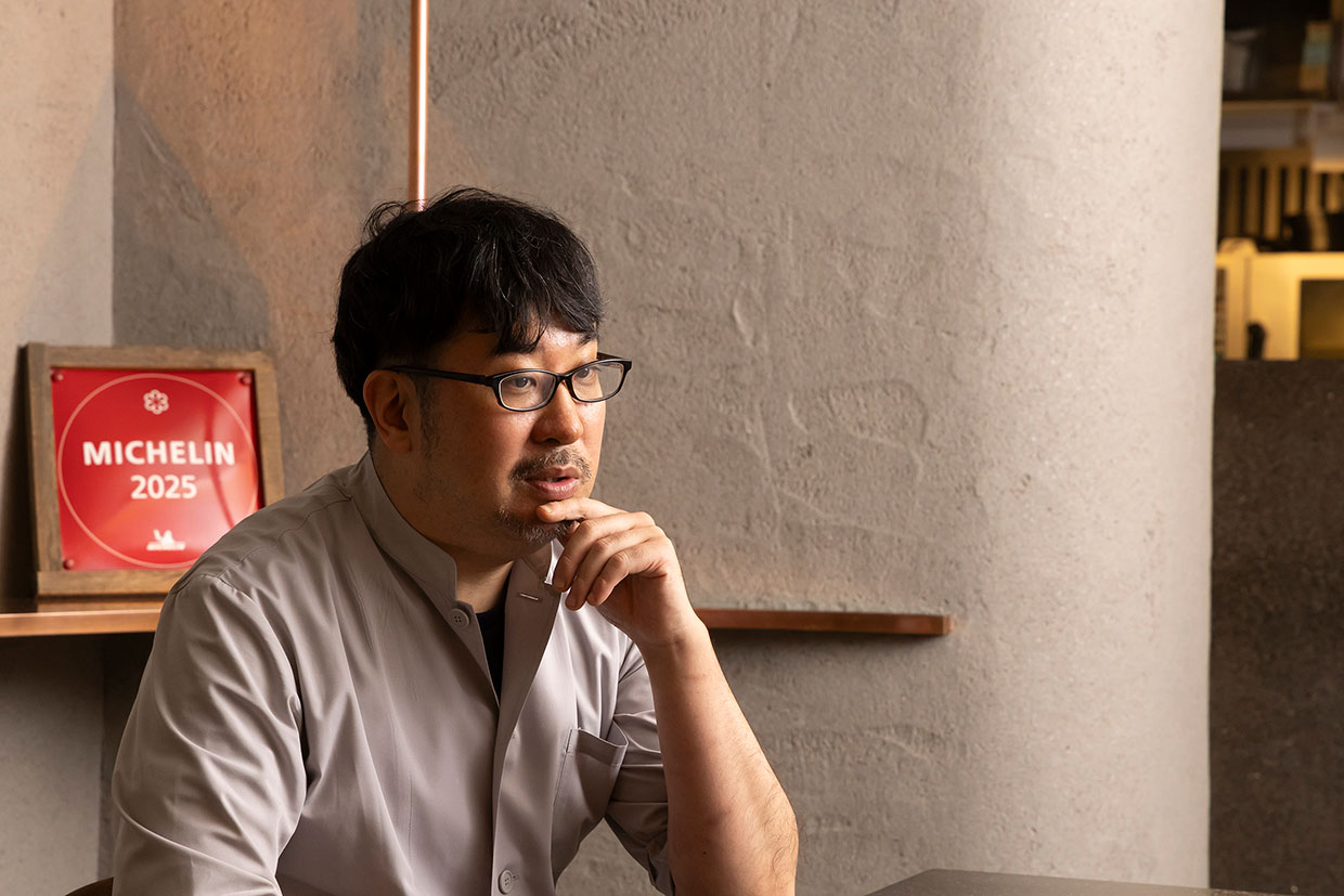 大阪『アニエル ドール』の藤田晃成シェフ