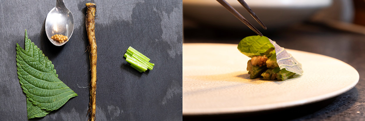 「アニエル ドール」のガルニチュール