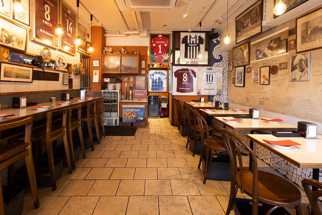 「Pizzeria Azzurri」店内