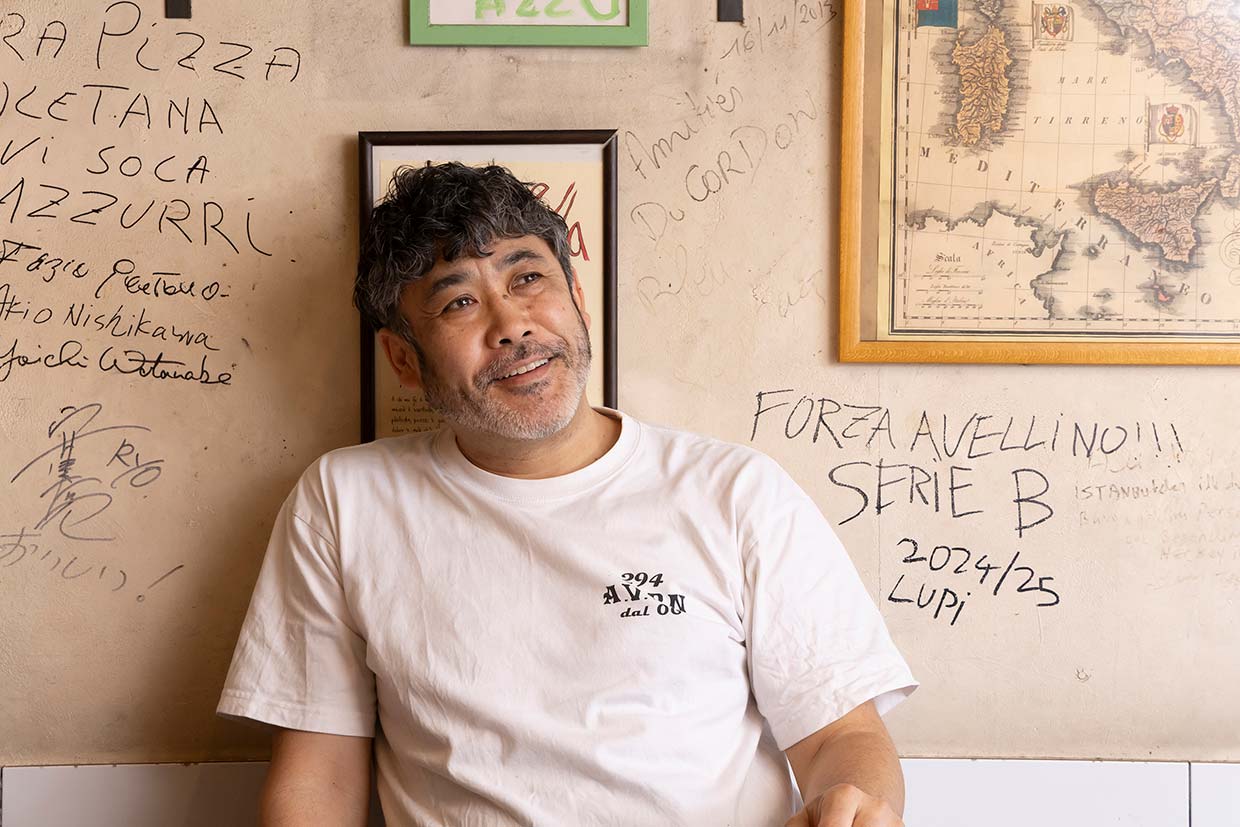 「Pizzeria Azzurri」店主の小﨑哲也さん