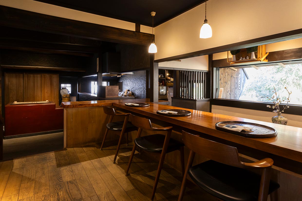 「心根」の店内