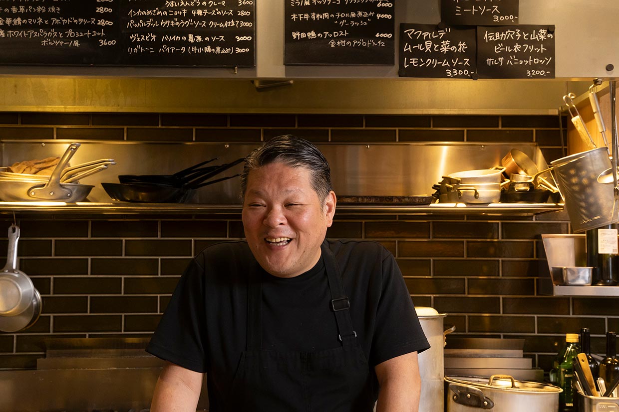 「タヴェルネッタ ダ キタヤマ」の北山伸也シェフ