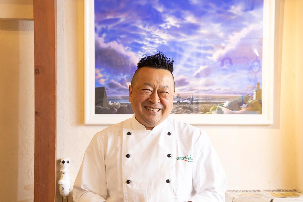 「トラットリア パッパ」の松本喜宏シェフ