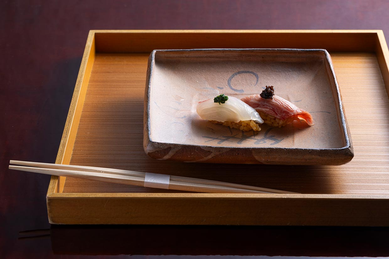 「百味処おんじき」の寿司