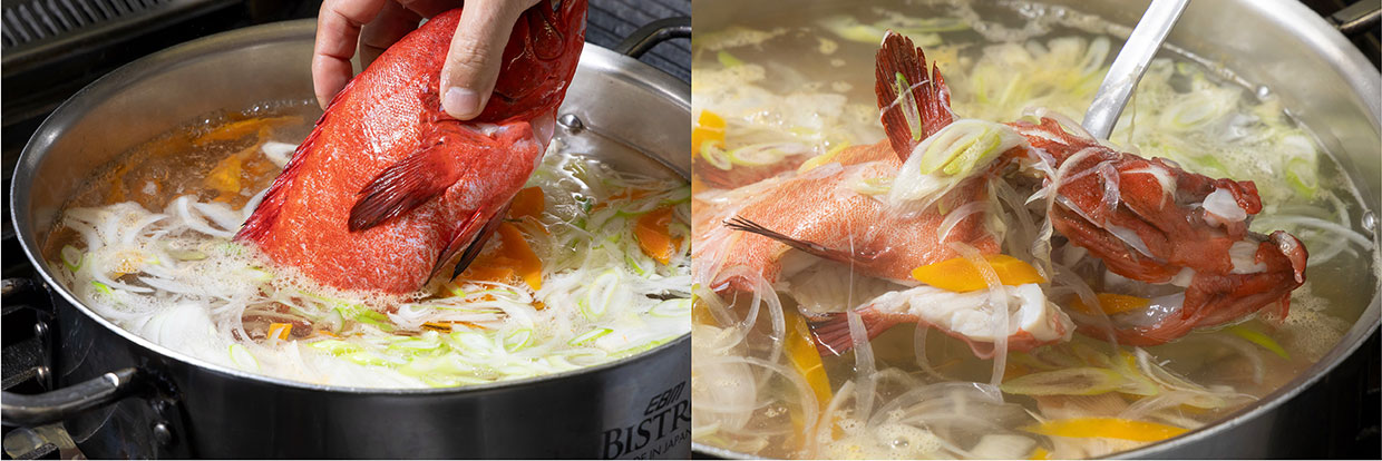 磯魚のポッシェ