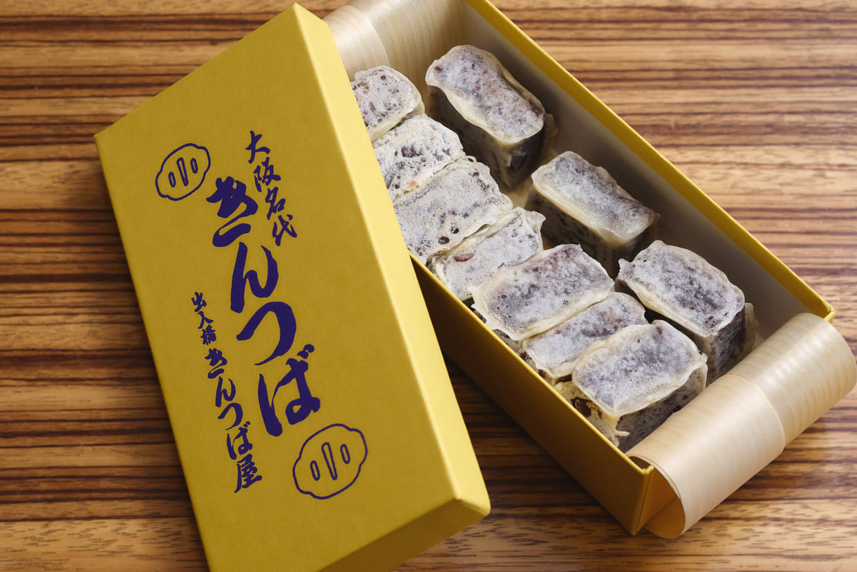 大阪『出入橋きんつば屋』パッケージ