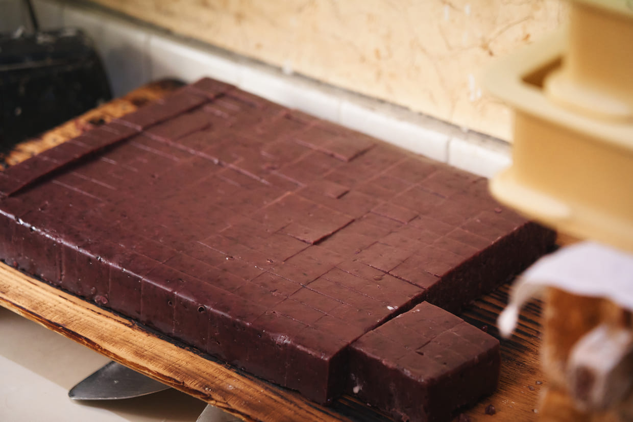 大阪『出入橋きんつば屋』きんつばのあんこ