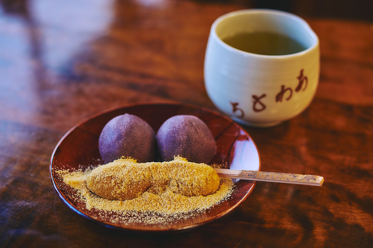 『粟餅所・澤屋』の粟餅店内用