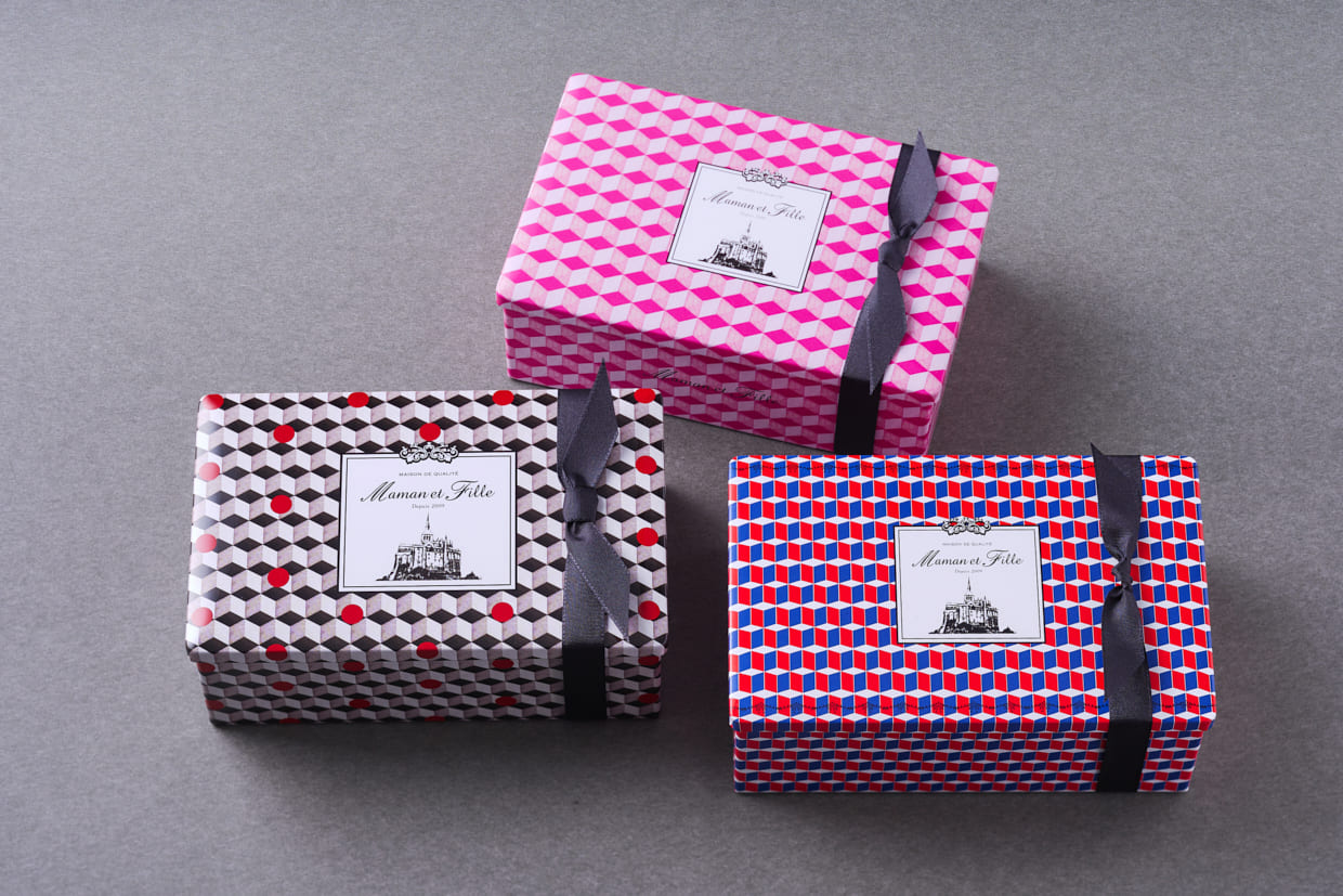 兵庫・御影『マモン・エ・フィーユ』ジンジャービスキュイ缶、サブレ・オ・ショコラ缶、フレンチビスキュイ缶