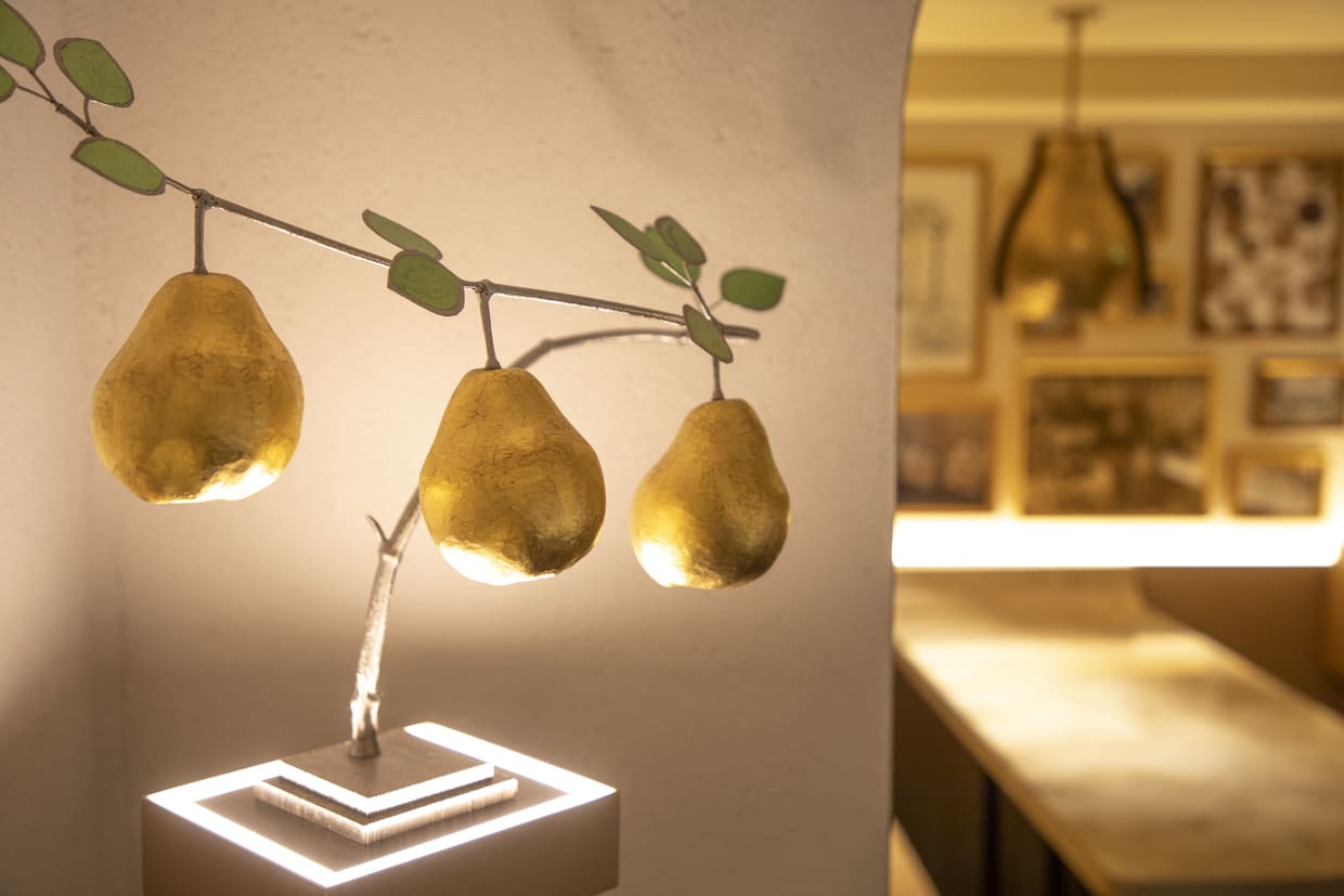 大阪・帝塚山『ポアール』2階のイートイン席