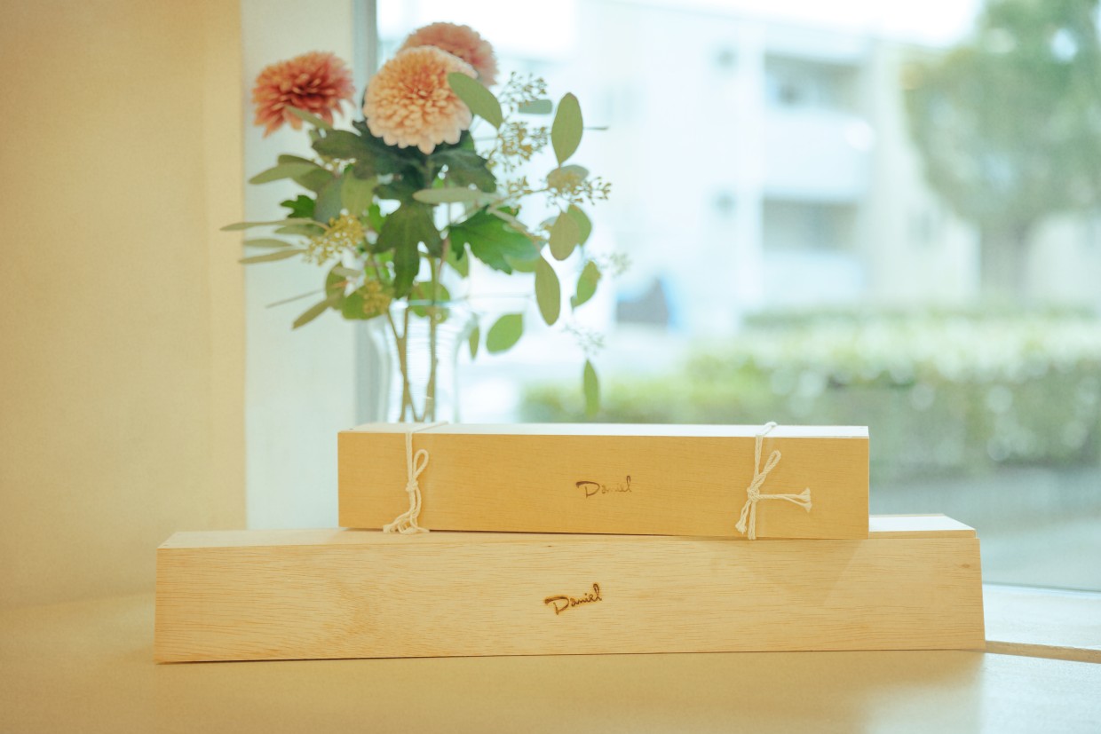 兵庫・芦屋『ダニエル』当初の専用木箱